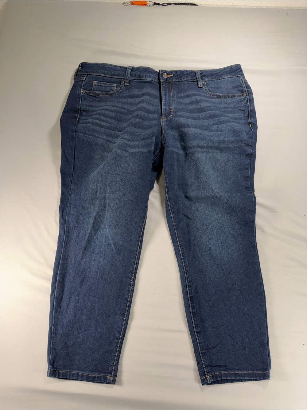 Sonoma Goods For Life Womens 18PS Skinny Jeans Petite Blue Denim Stretch #1021